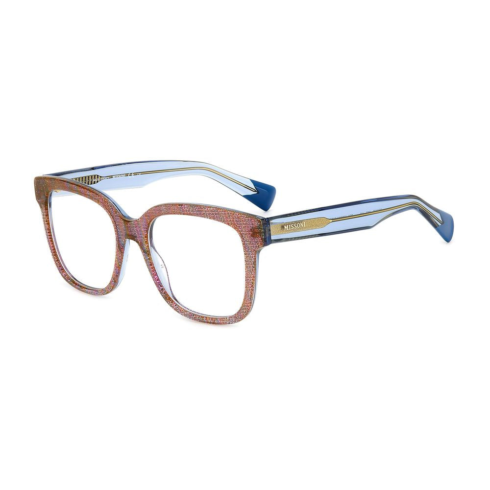 Elevate your style with Missoni Multicolor Plastic Glasses, where exquisite craftsmanship meets vibrant design, embodying the essence of luxury and sophistication.