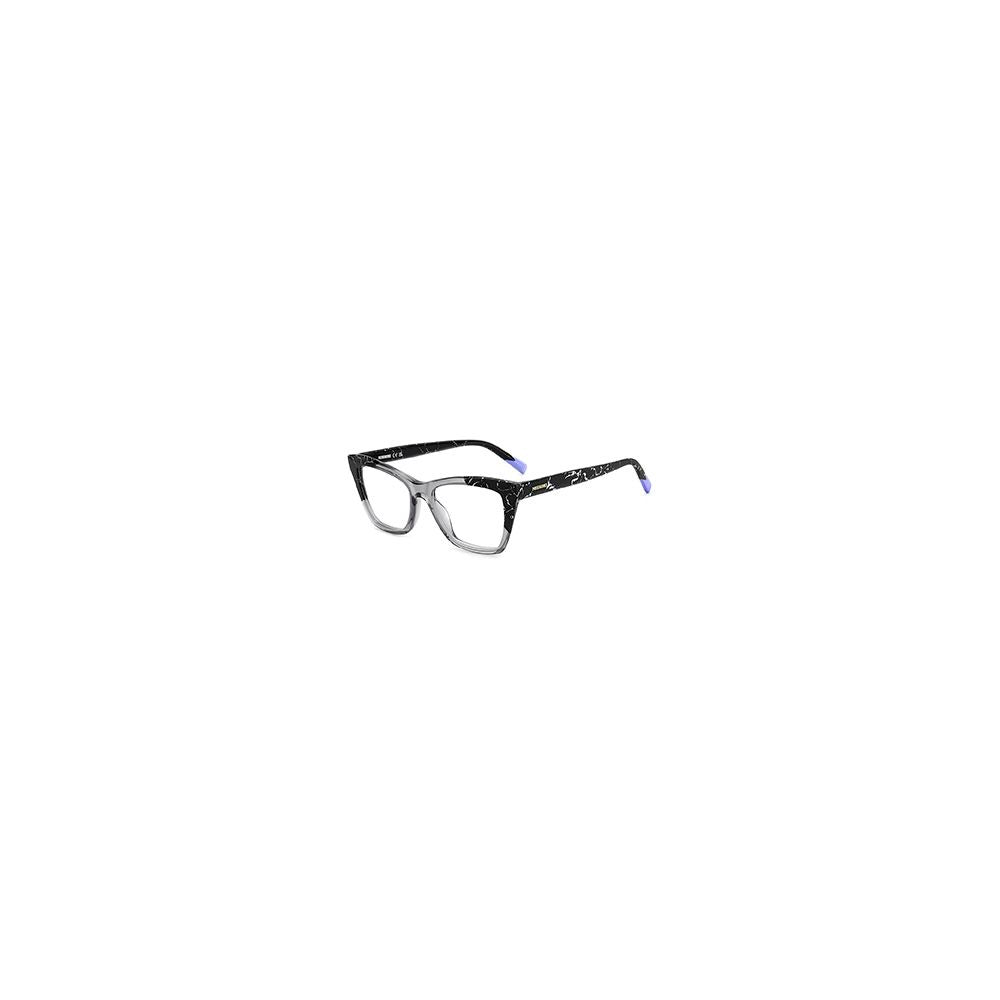 Elevate your style with Missoni Gray Acetate Glasses, where exquisite craftsmanship meets timeless elegance, perfect for the discerning individual seeking sophistication.