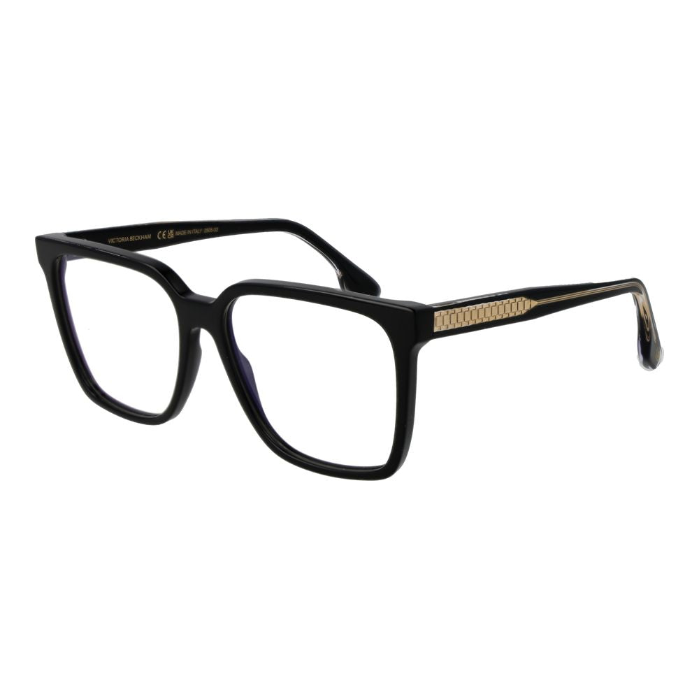 Elevate your style with Victoria Beckham's Black Acetate Glasses, where exquisite craftsmanship meets timeless elegance, perfect for the discerning individual.