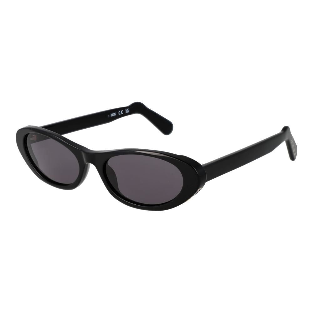 GCDS Black Plastic Sunglasses - Timeless Elegance for All