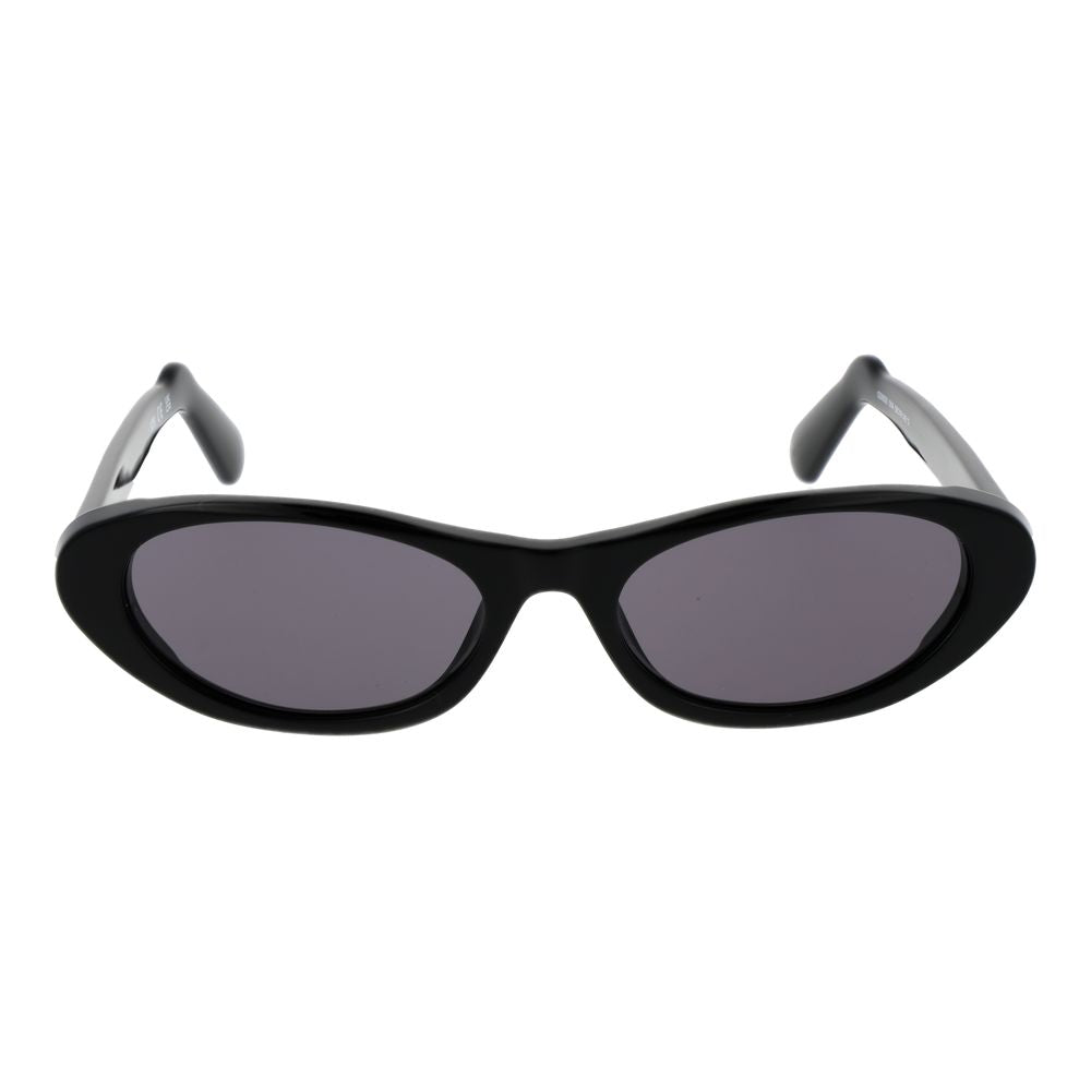 GCDS Black Plastic Sunglasses - Timeless Elegance Redefined