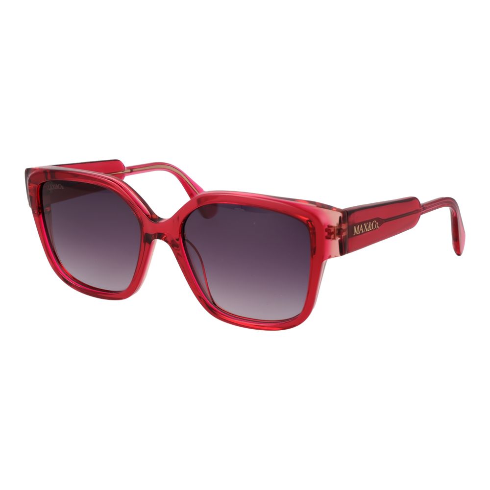 Discover the Max & Co Pink Plastic Sunglasses, where exquisite craftsmanship meets luxurious style, perfect for elevating your fashion statement with timeless elegance.