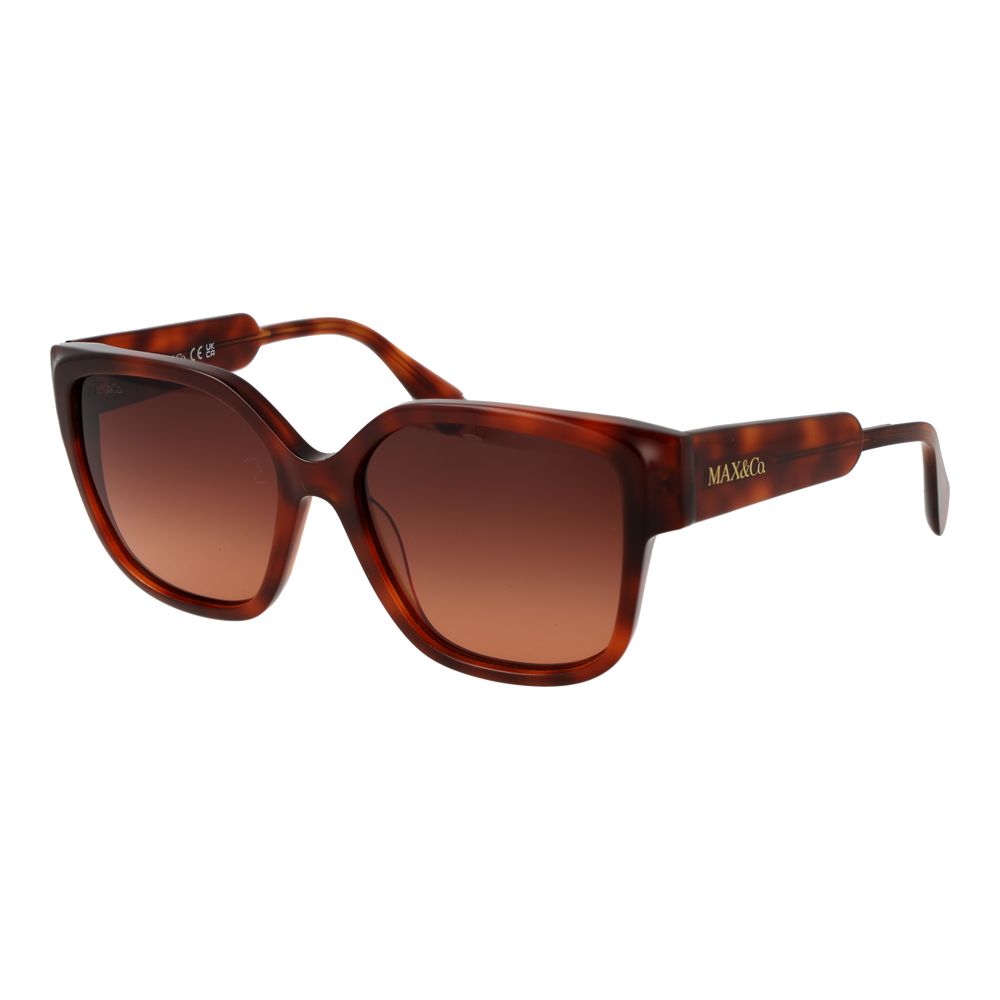 Max & Co Brown Plastic Sunglasses - Luxury Eye Protection