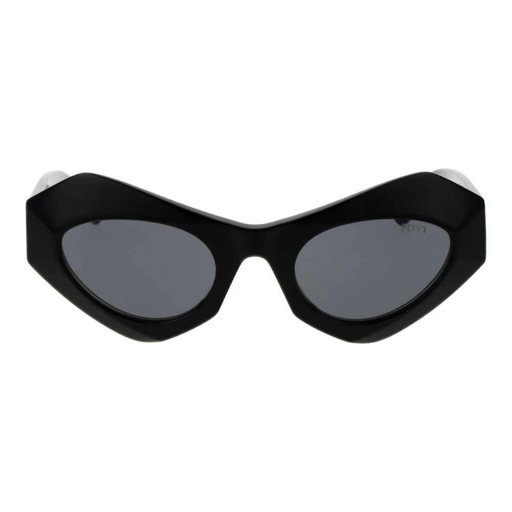 Emilio Pucci Black Plastic Cat Eye Sunglasses - Luxury Elegance