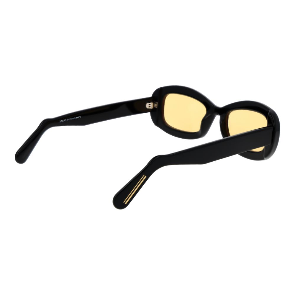 GCDS Black Plastic Sunglasses - Timeless Luxury Eyewear