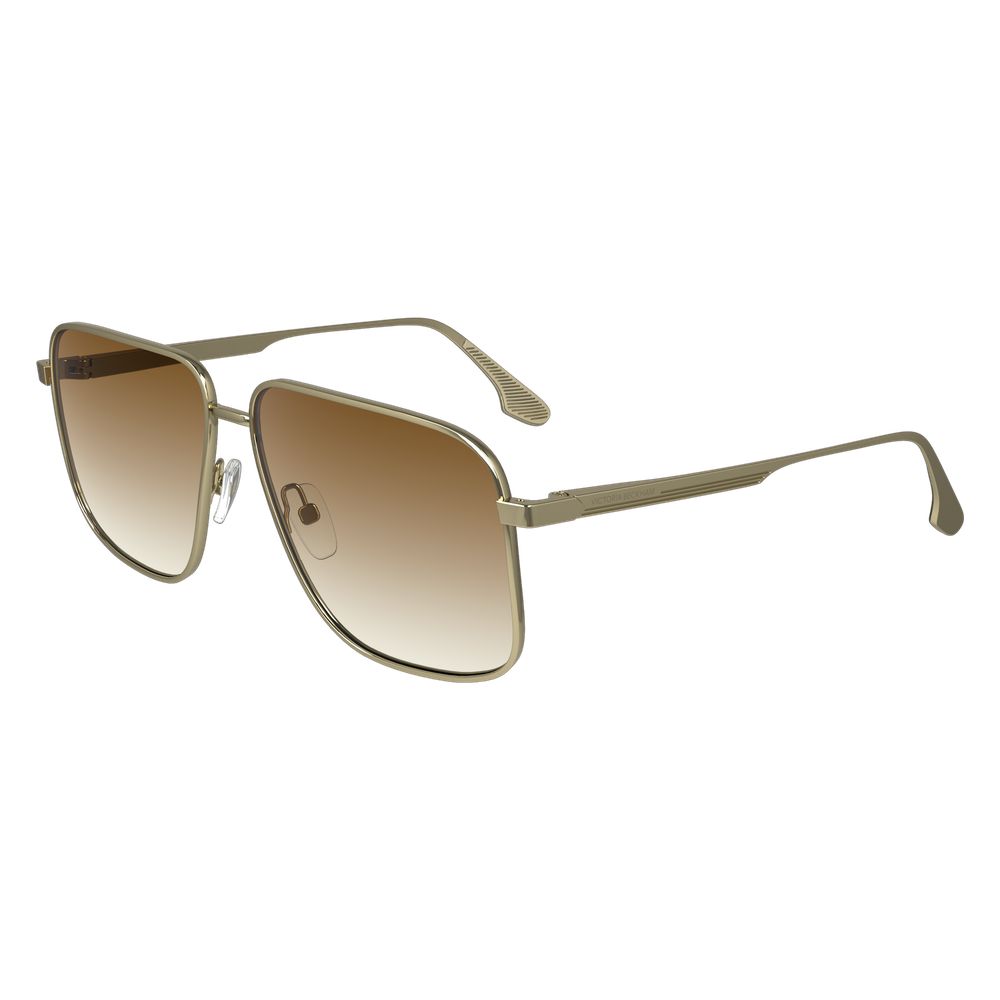 Victoria Beckham Gold Metal Sunglasses - Timeless Luxury Accessory
