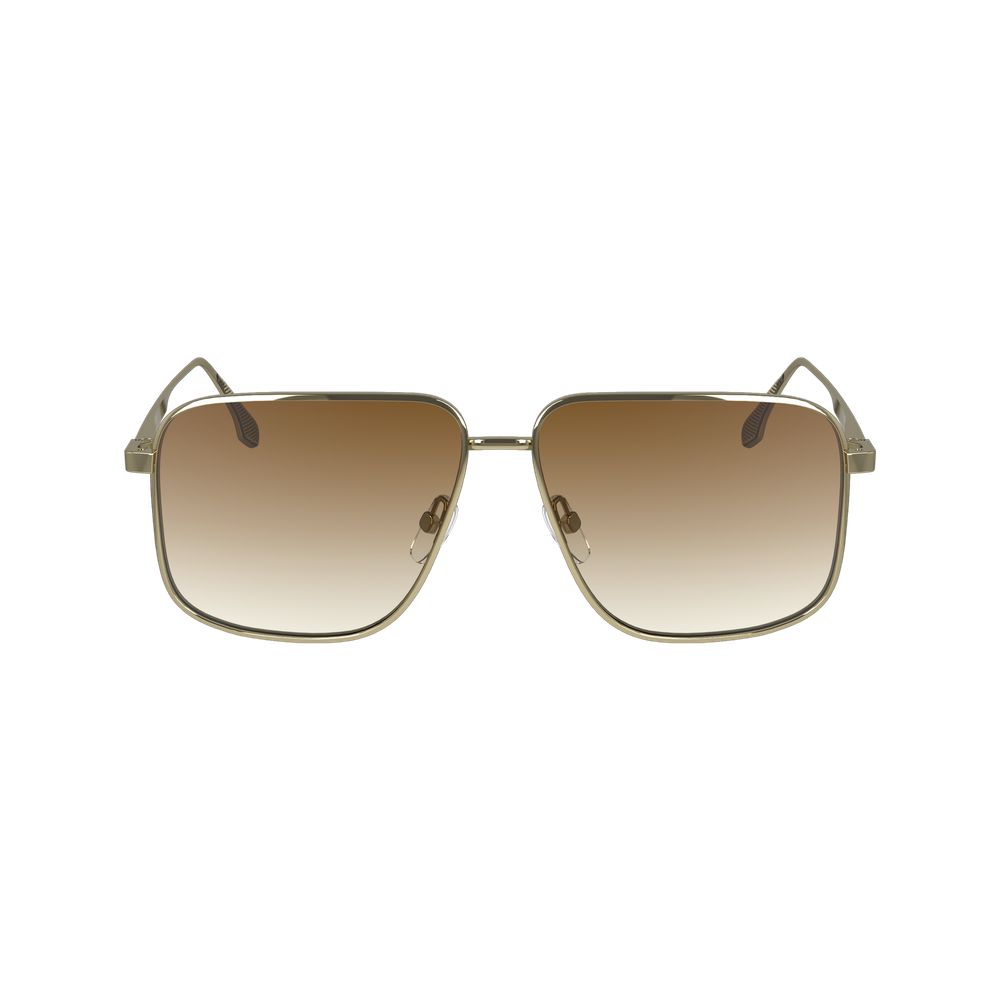 Victoria Beckham Gold Metal Sunglasses - Timeless Luxury Elegance
