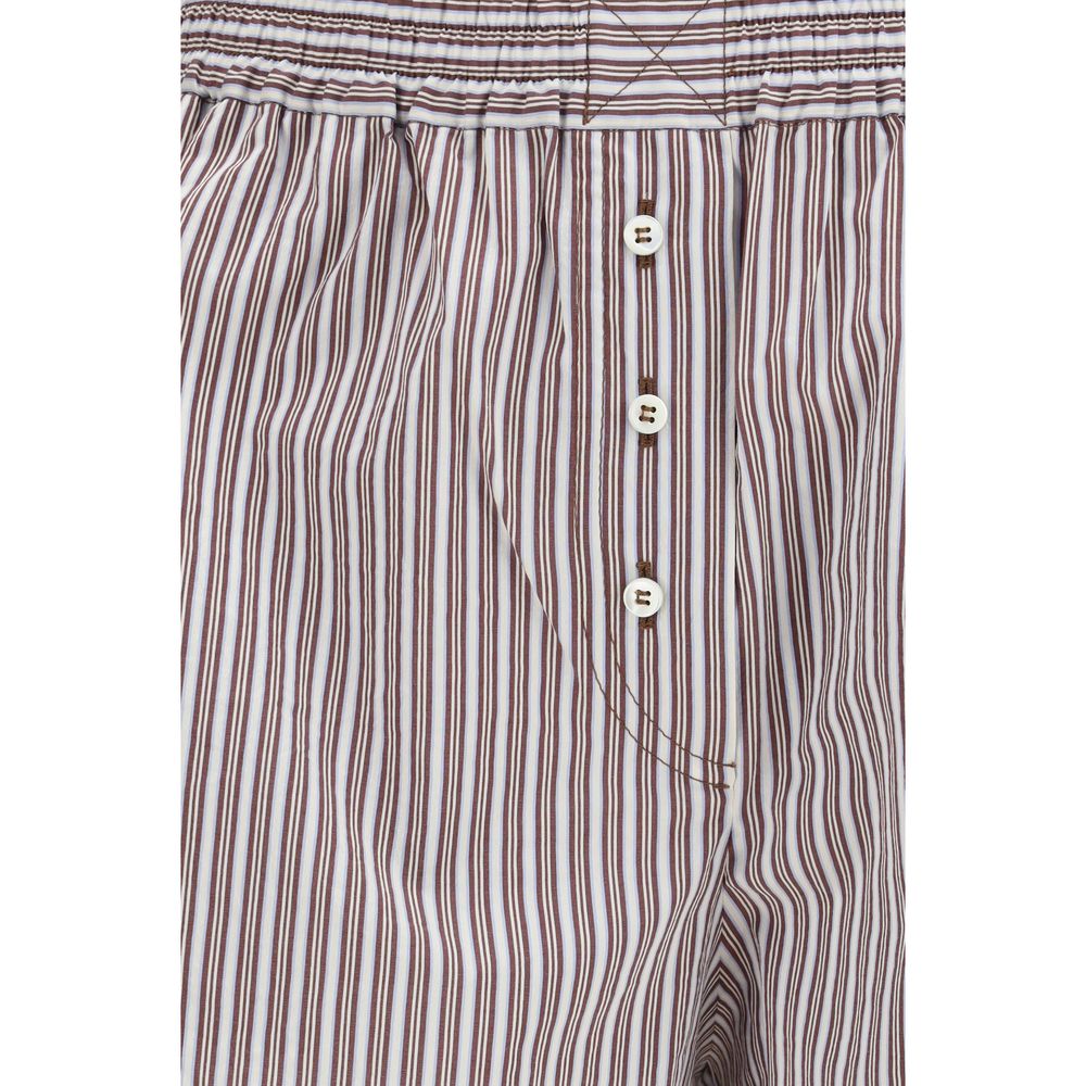 Brunello Cucinelli Multicolor Cotton Bermuda Shorts – Artisanal Luxury