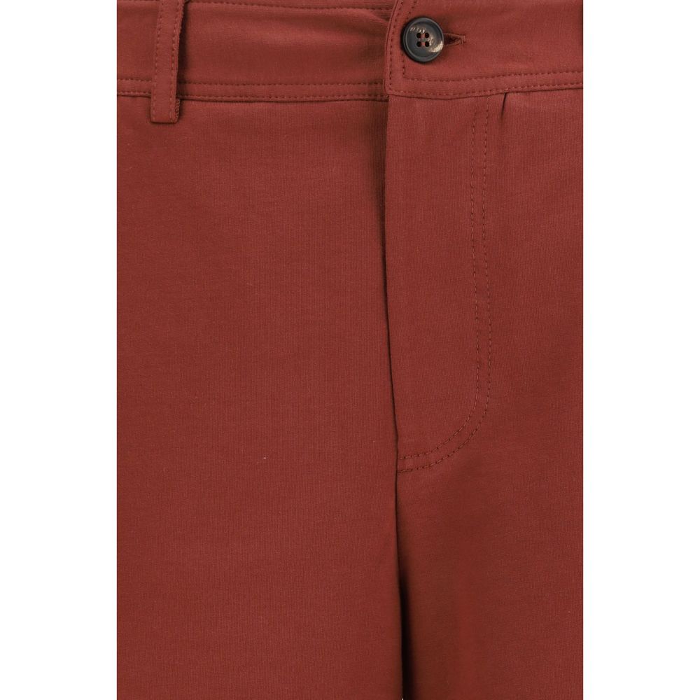 Experience the epitome of luxury with Brunello Cucinelli's Multicolor Cotton Bermuda Shorts, crafted for timeless elegance and effortless sophistication.