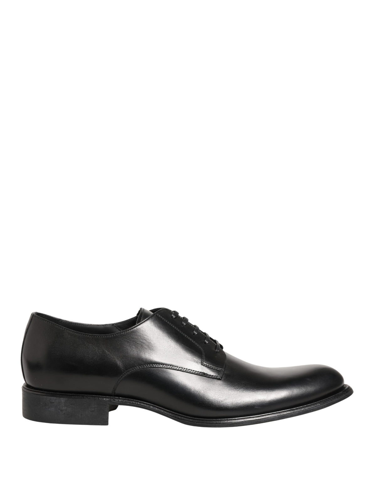 Indulge in the exquisite craftsmanship of Dolce & Gabbana's Black Calfskin Leather Derby Shoes, where timeless elegance meets modern sophistication for the discerning individual.