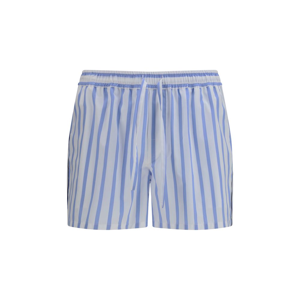 Dolce & Gabbana Blue Cotton Bermuda Shorts – Luxury Redefined