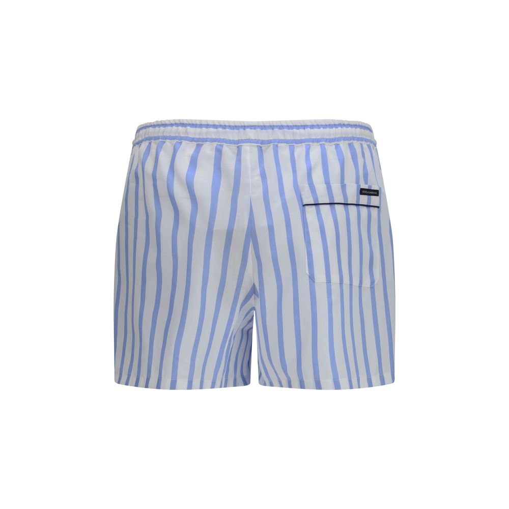 Dolce & Gabbana Blue Cotton Bermuda Shorts – Luxe Comfort Redefined