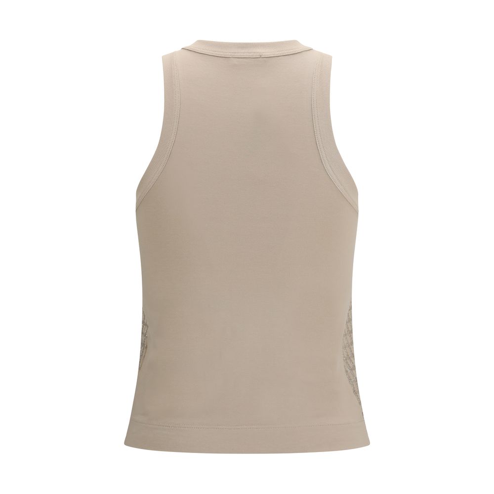 Brunello Cucinelli Beige Cotton T-Shirt - Exquisite Luxury Elegance