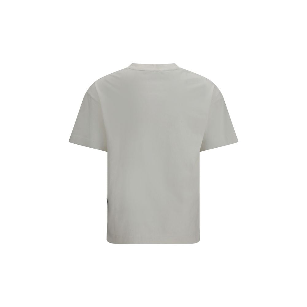 Palm Angels White Cotton T-Shirt - Luxurious Casual Elegance