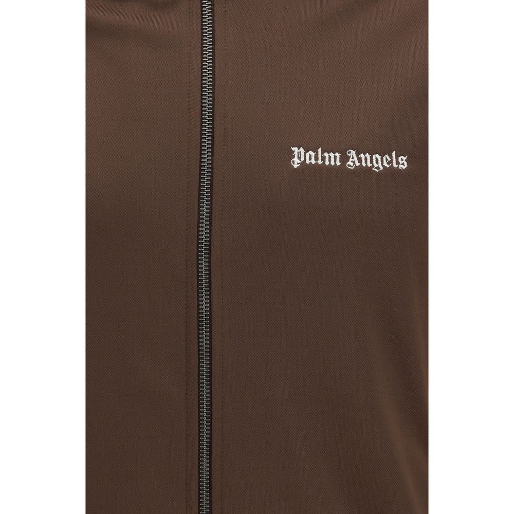 Elevate your wardrobe with the Palm Angels Brown Polyester Sweatshirt, a blend of luxurious craftsmanship and sophisticated design, perfect for any occasion.