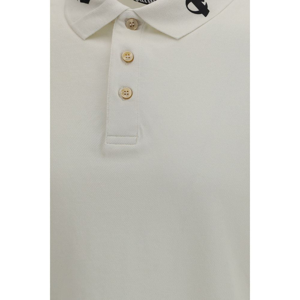 Discover the Palm Angels White Cotton Polo Shirt, a masterpiece of luxury and craftsmanship, blending modern elegance with timeless sophistication for the discerning individual.