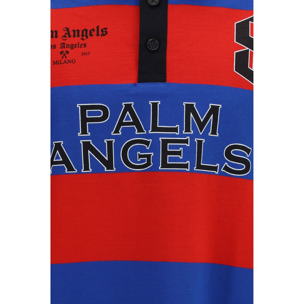Elevate your wardrobe with the Palm Angels Multicolor Cotton Polo Shirt, a luxurious blend of comfort and style, perfect for those who embrace sophistication and individuality.