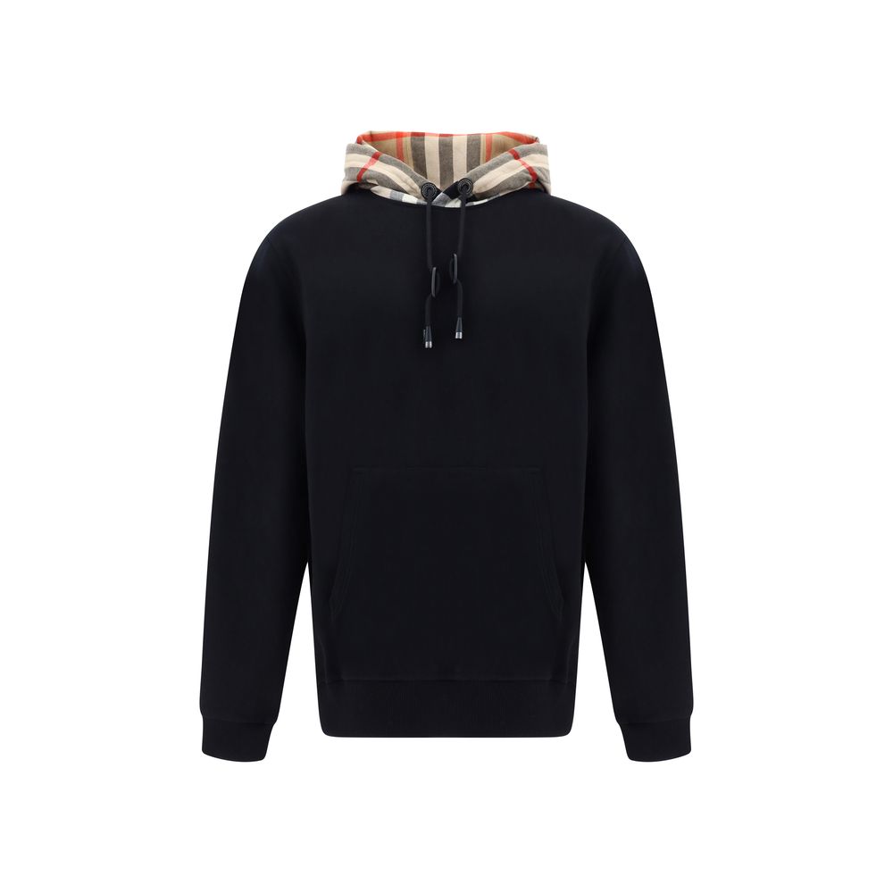 Burberry Black Cotton Sweatshirt – Artisanal Luxury Essential