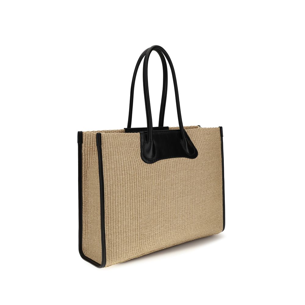 Experience the exquisite Vivienne Westwood Beige Raffia Shoulder Bag, a timeless blend of luxury and functionality, crafted from 100% raffia for the discerning individual.