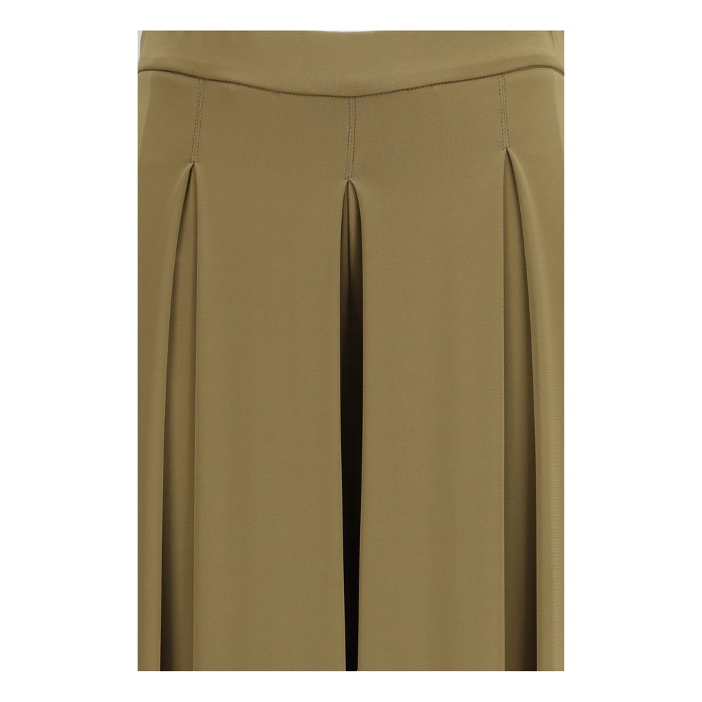 Max Mara Pure Bicolor Viscose Casual Pants - Effortless Elegance