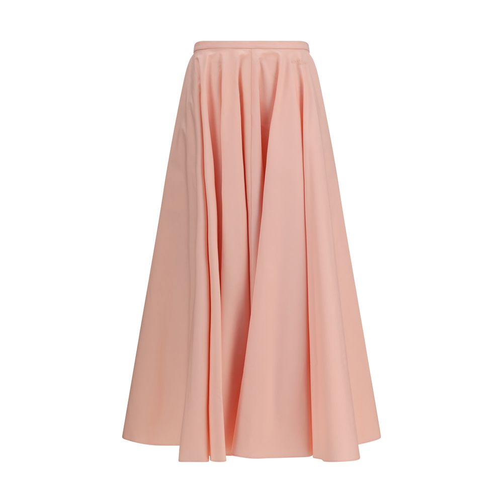 Givenchy Multicolor Cotton Long Skirt - Designer Couture Elegance