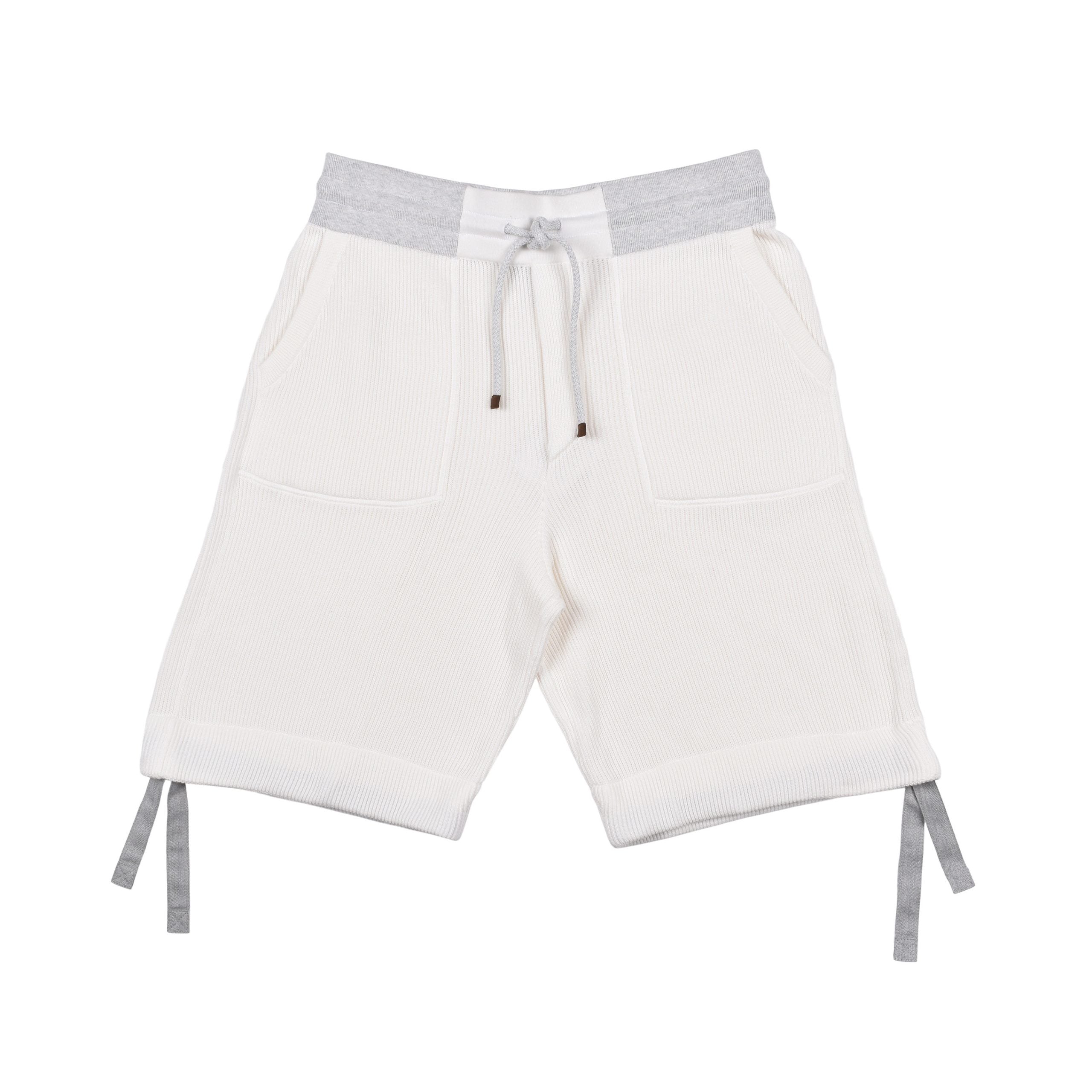 Brunello Cucinelli Bicolor Cotton Joggers (Workout Pants)