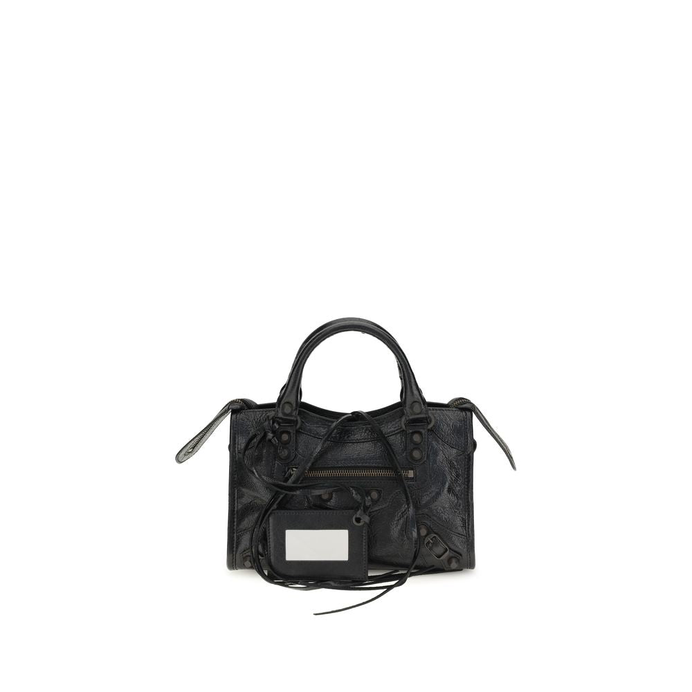 Indulge in the Balenciaga Black Lamb Leather Shoulder Bag from the SS26 collection, a masterpiece of exquisite craftsmanship and timeless elegance, perfect for the discerning individual.