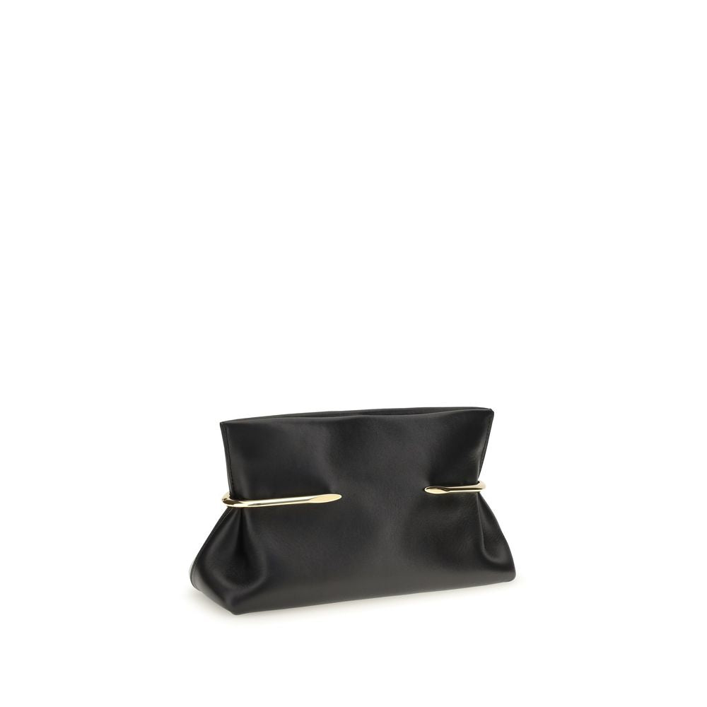 Givenchy Black Napa Leather Clutch Bag - Timeless Luxury Elegance