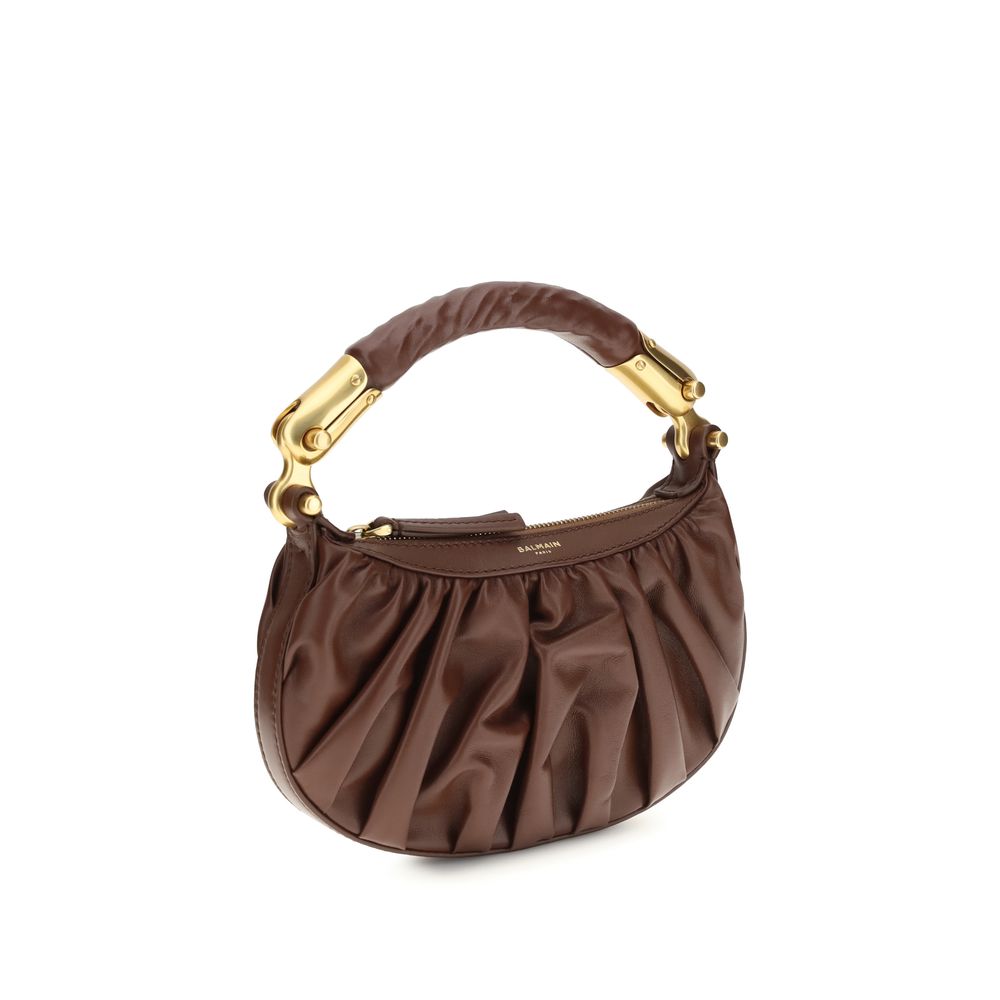 Balmain Ébène Mini Bag - Exquisite Calf Suede Luxury