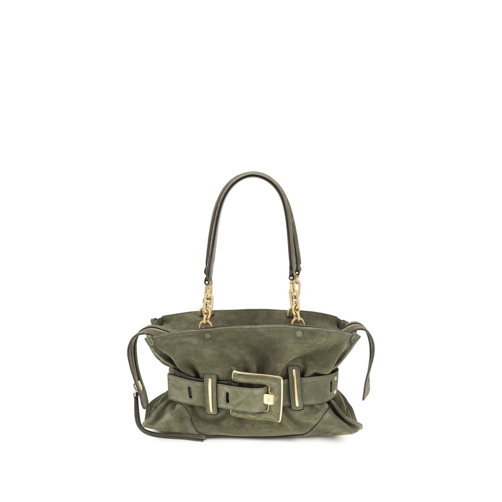 Balmain Bicolor Calf Leather Bos Taurus Handbag - Luxury Redefined