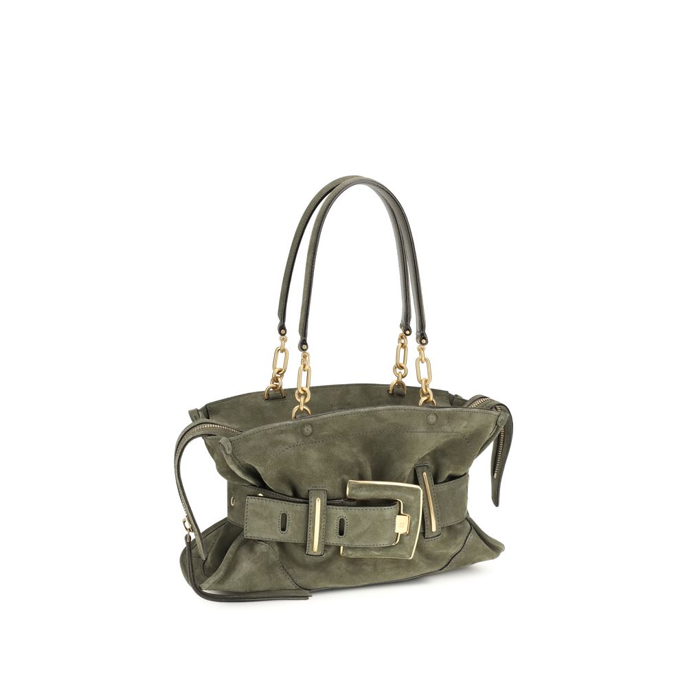 Balmain Bicolor Calf Leather Bos Taurus Handbag - Luxury Redefined