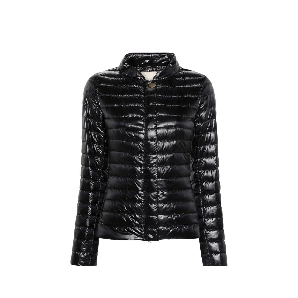 Herno Black Polyamide Full-Length Jacket