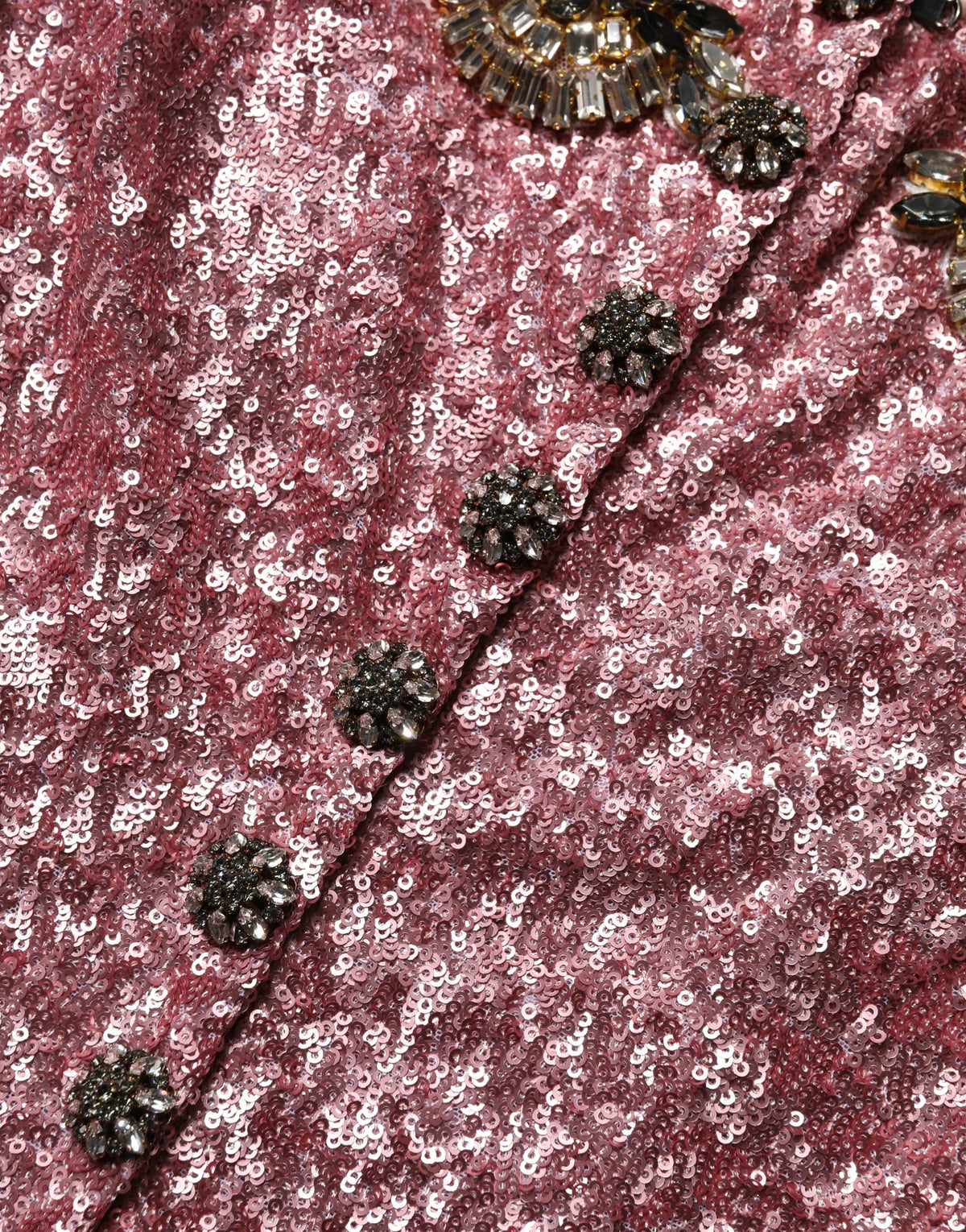 Dolce & Gabbana Pink Sequined Evening Gown - Italian Luxury