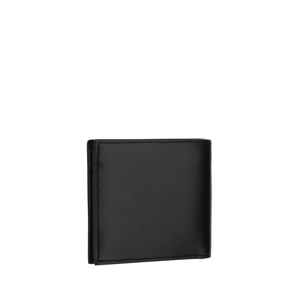 Discover the Saint Laurent Black Calf Leather Bos Taurus Wallet, a symbol of elegance and sophistication, crafted from premium calf leather for the discerning individual.