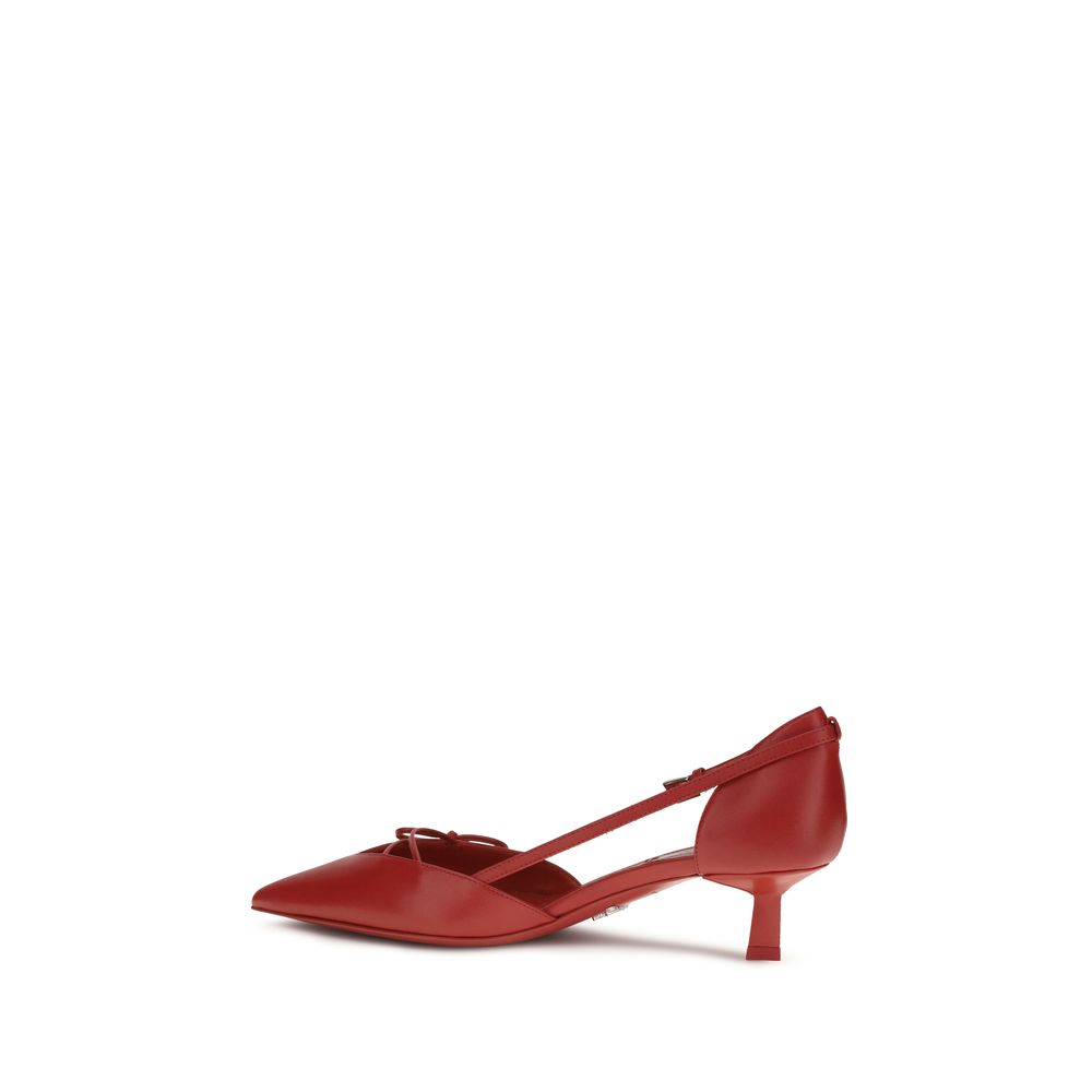Prada Multicolor Goatskin High Heel Pumps - Timeless Elegance