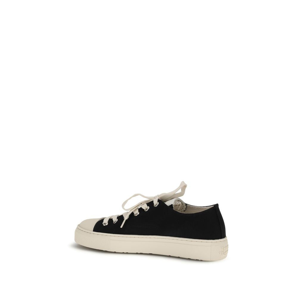 Vivienne Westwood Black Fabric Low Top Sneakers - Timeless Luxury