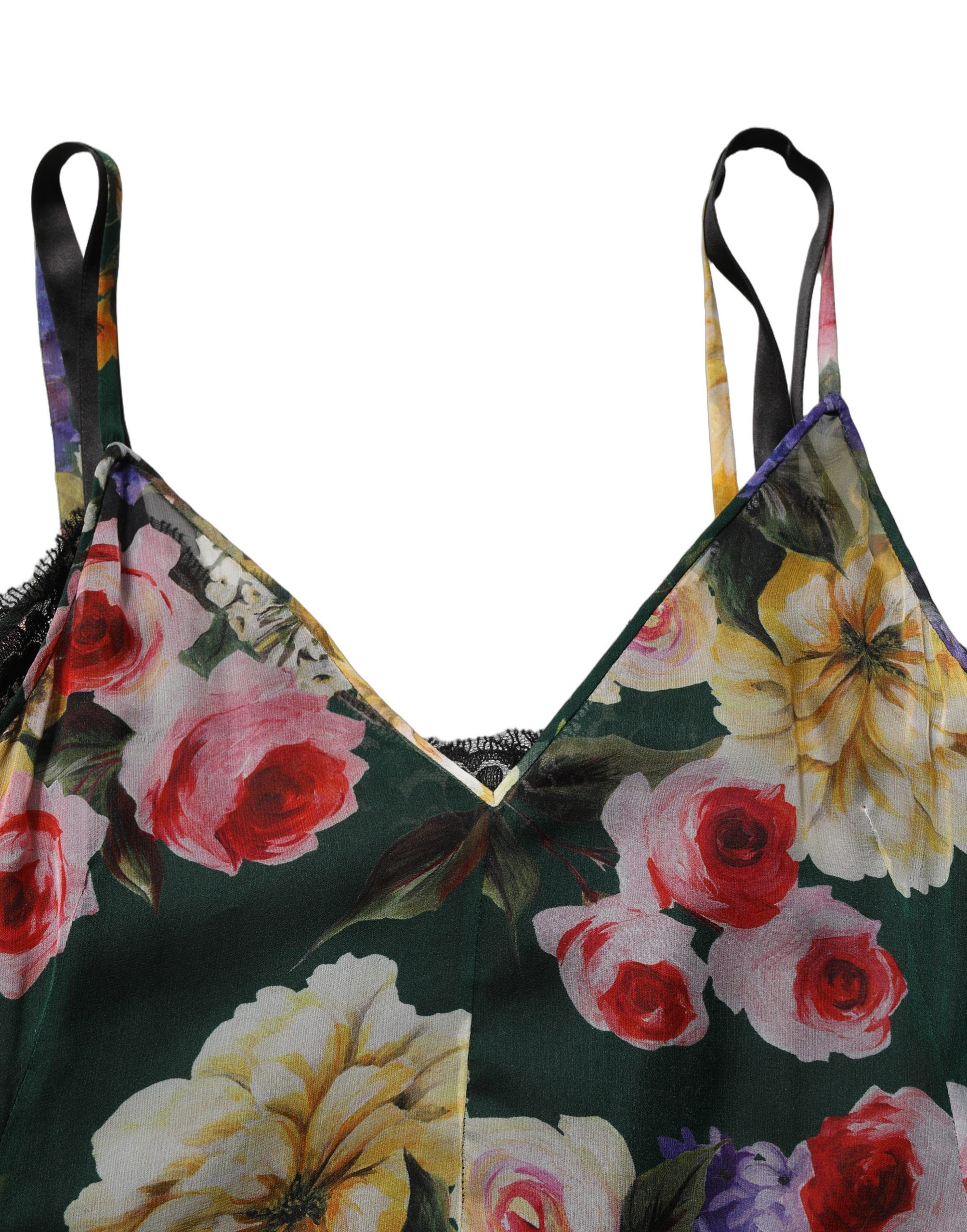 Dolce & Gabbana Floral Silk Mini Dress - Exquisite Italian Elegance
