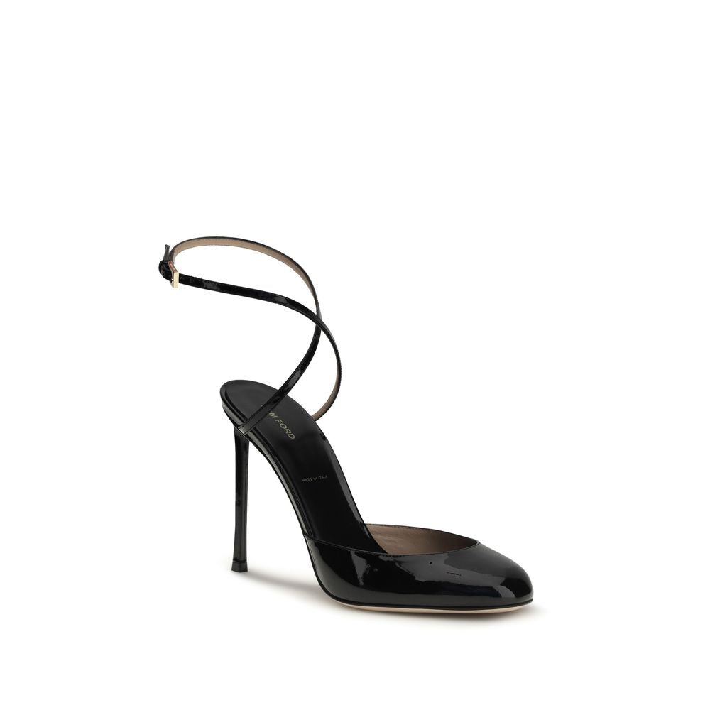 Tom Ford Black Calf Leather High Heel Pumps - Timeless Luxury