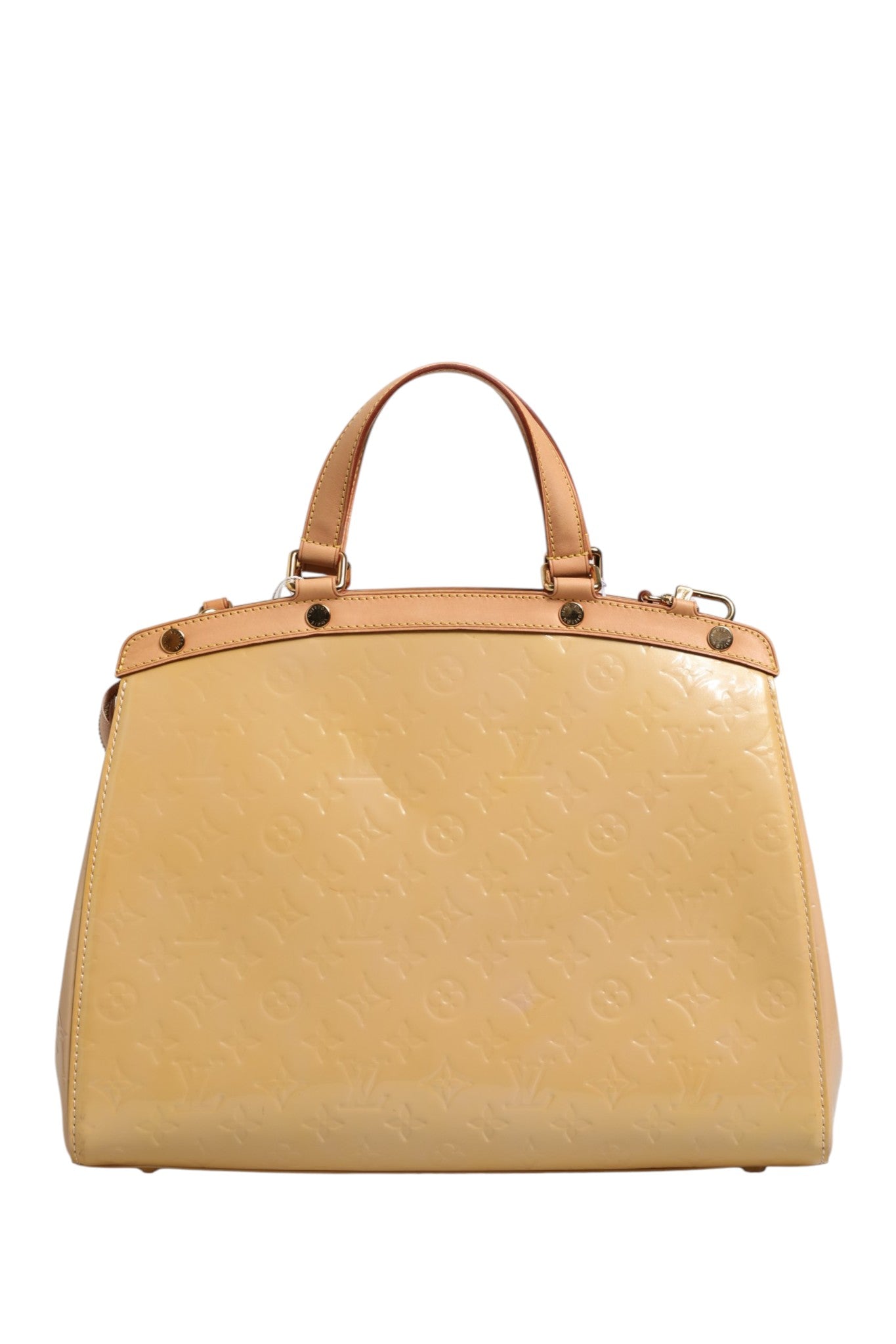 Indulge in the exquisite Louis Vuitton Monogram Vernis Brea MM, a timeless blend of glossy elegance and sophisticated craftsmanship, perfect for the discerning connoisseur.