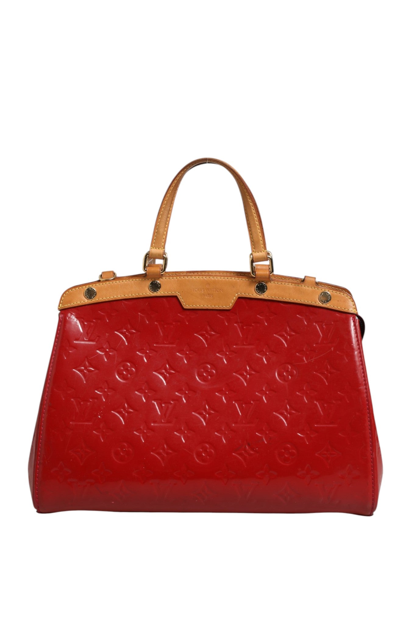 Discover the Louis Vuitton Brea MM Monogram Vernis, an exquisite red handbag that embodies luxury and sophistication, perfect for those who cherish elegance.