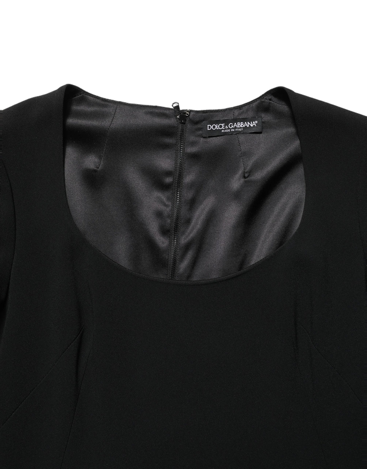 Roberto Cavalli Black Long Sleeves Mini Dress - Timeless Elegance