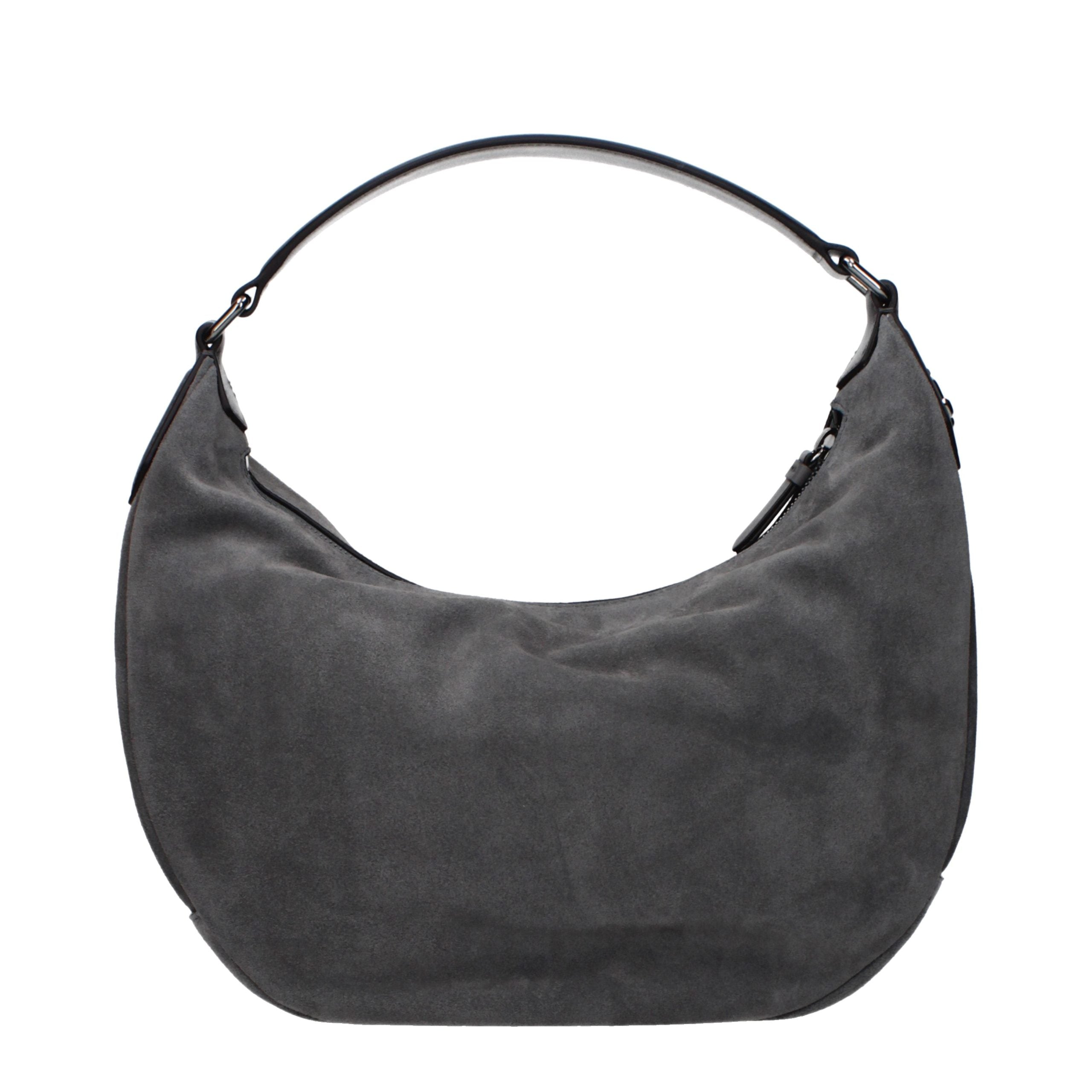 Discover the Jimmy Choo Gray Leather Shoulder Bag, a masterpiece of artisanal luxury, crafted in sumptuous gray suede for a versatile elegance that transcends occasions.