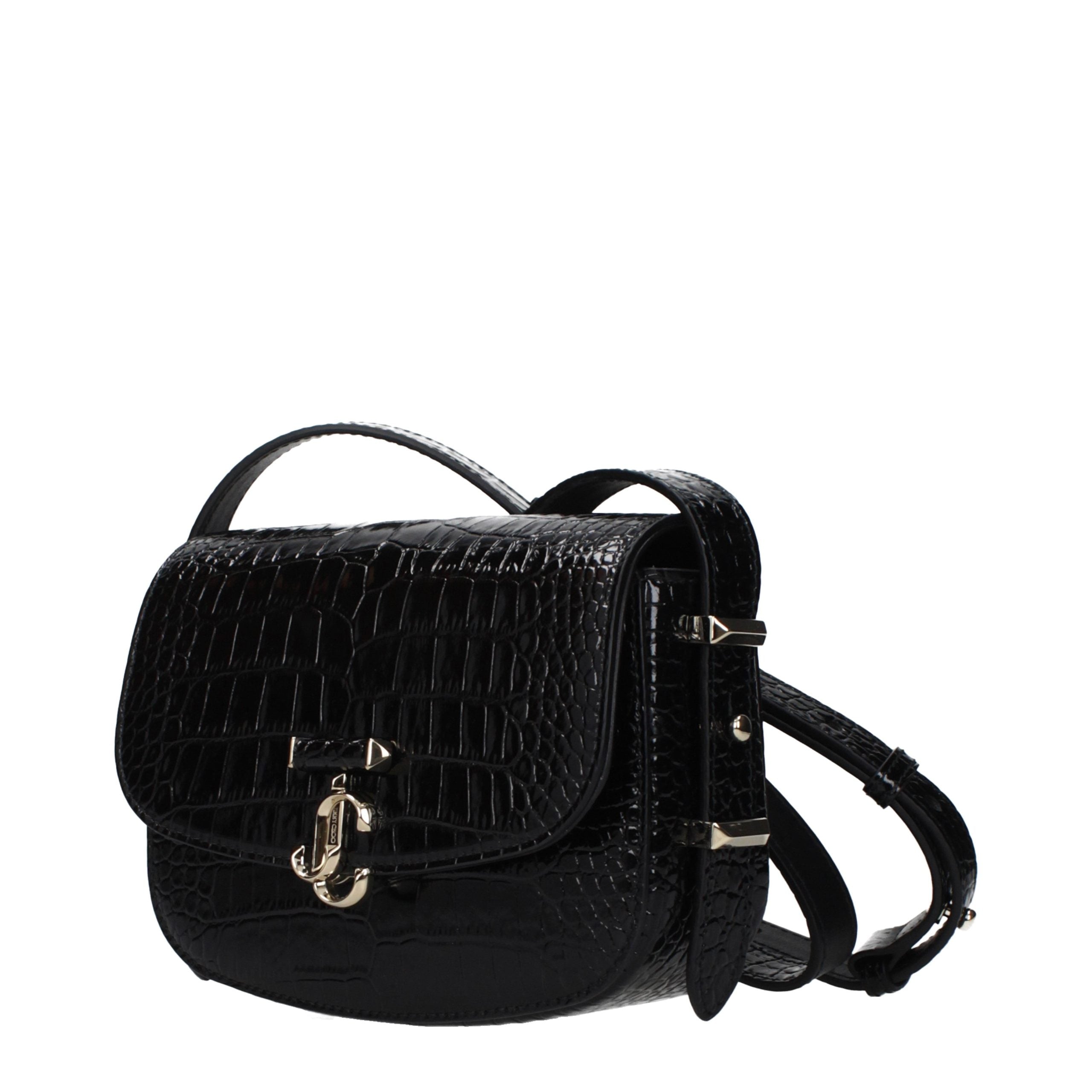 Discover the Jimmy Choo Black Leather Crossbody Bag, a timeless embodiment of luxury and sophistication, perfect for elevating any ensemble with its exquisite craftsmanship.