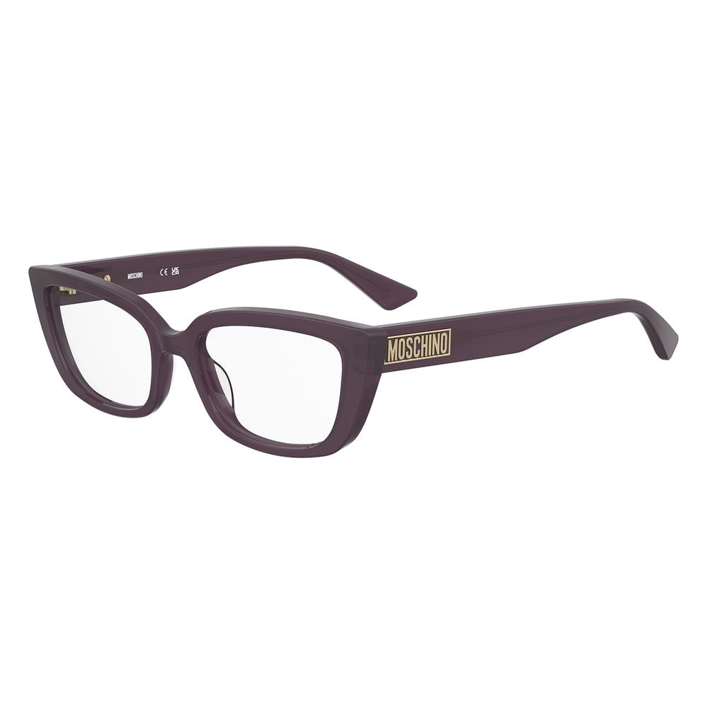 Discover the Love Moschino Purple Plastic Glasses, where playful luxury meets sophisticated design, perfect for the discerning individual seeking timeless elegance.