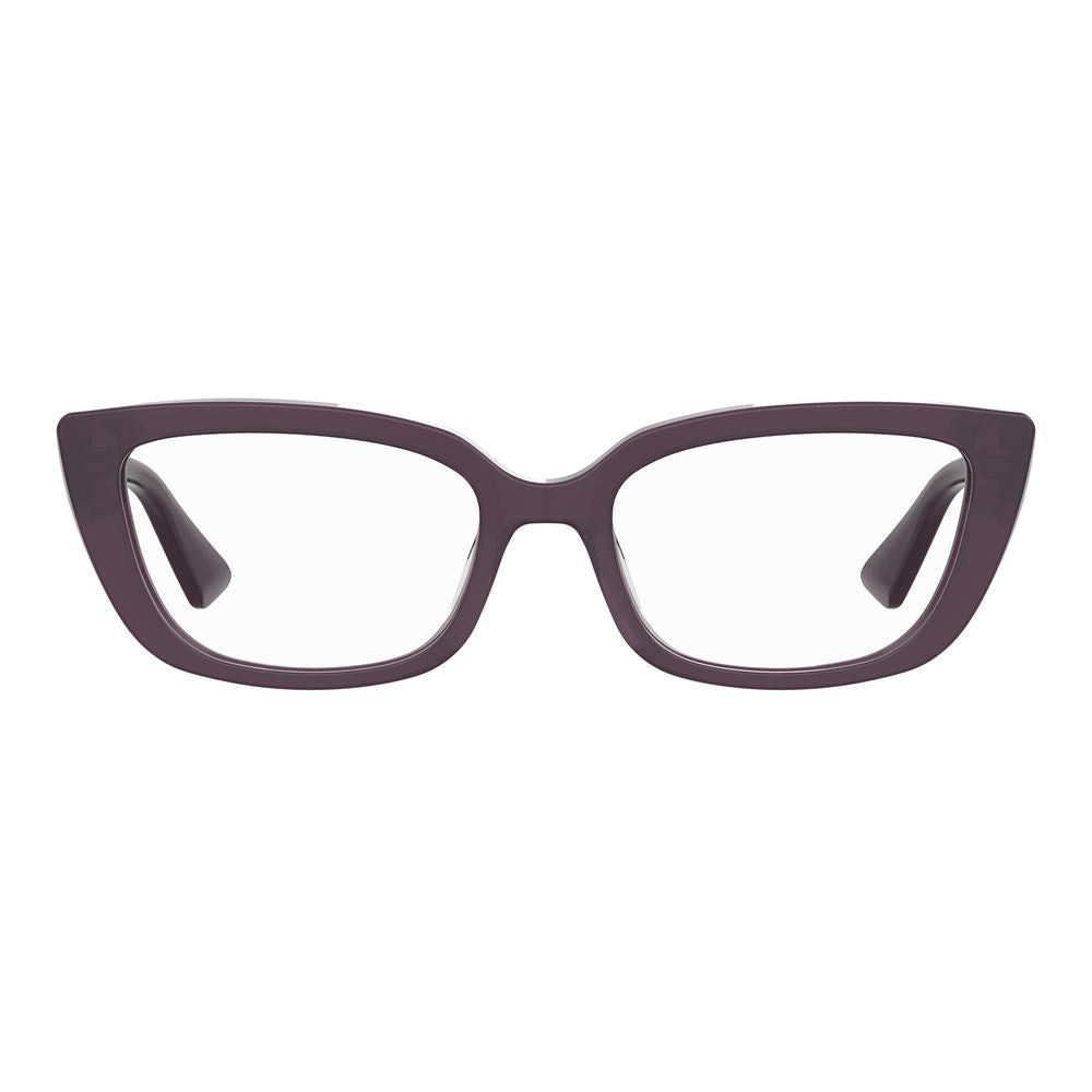 Elevate your style with Love Moschino's Purple Plastic Glasses, where playful luxury meets sophisticated design, perfect for the discerning individual seeking timeless elegance.