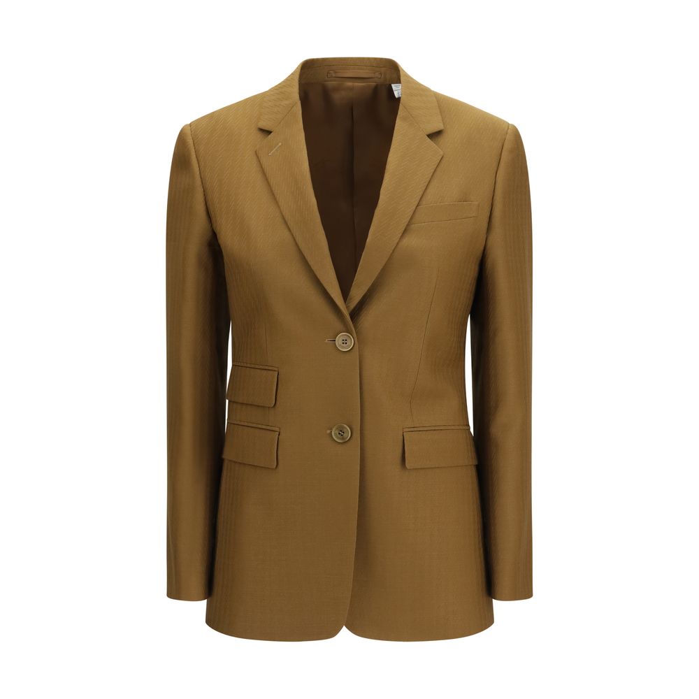 Burberry Multicolor Lamb Ovis Aries Mohair Blazer - Couture