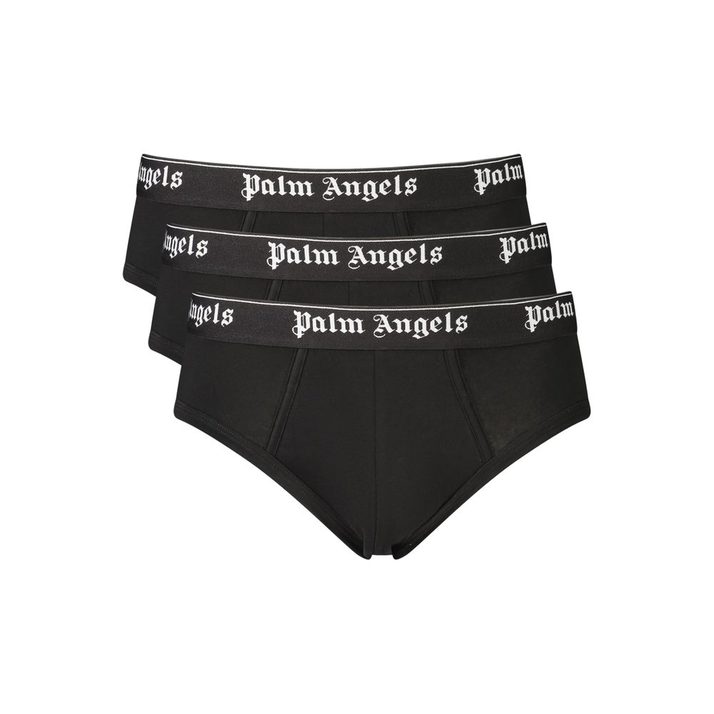 Palm Angels Black Cotton Menswear - Luxury Redefined Fashion