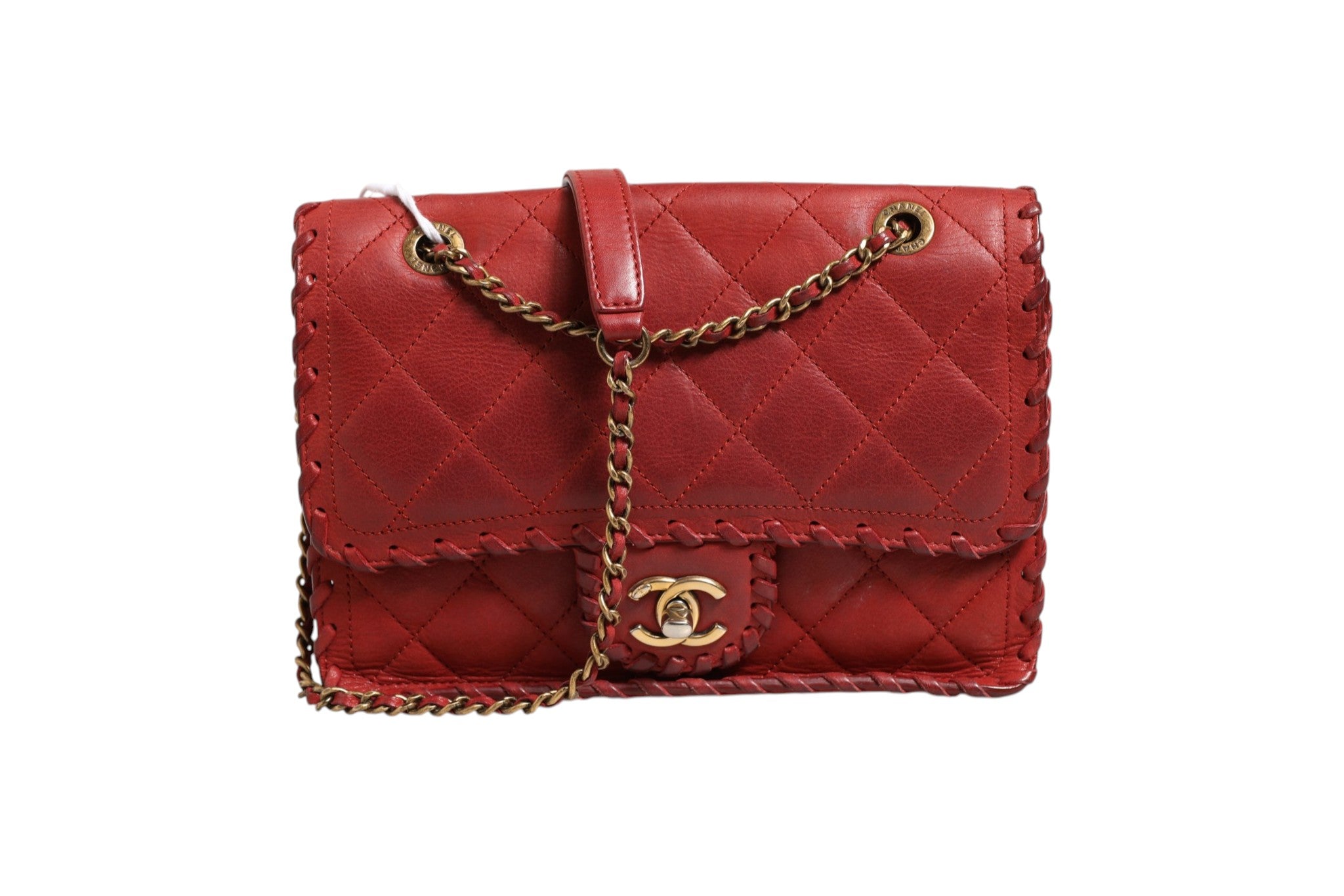 Chanel Mini Flap Bag - Artisanal Luxury Red Elegance