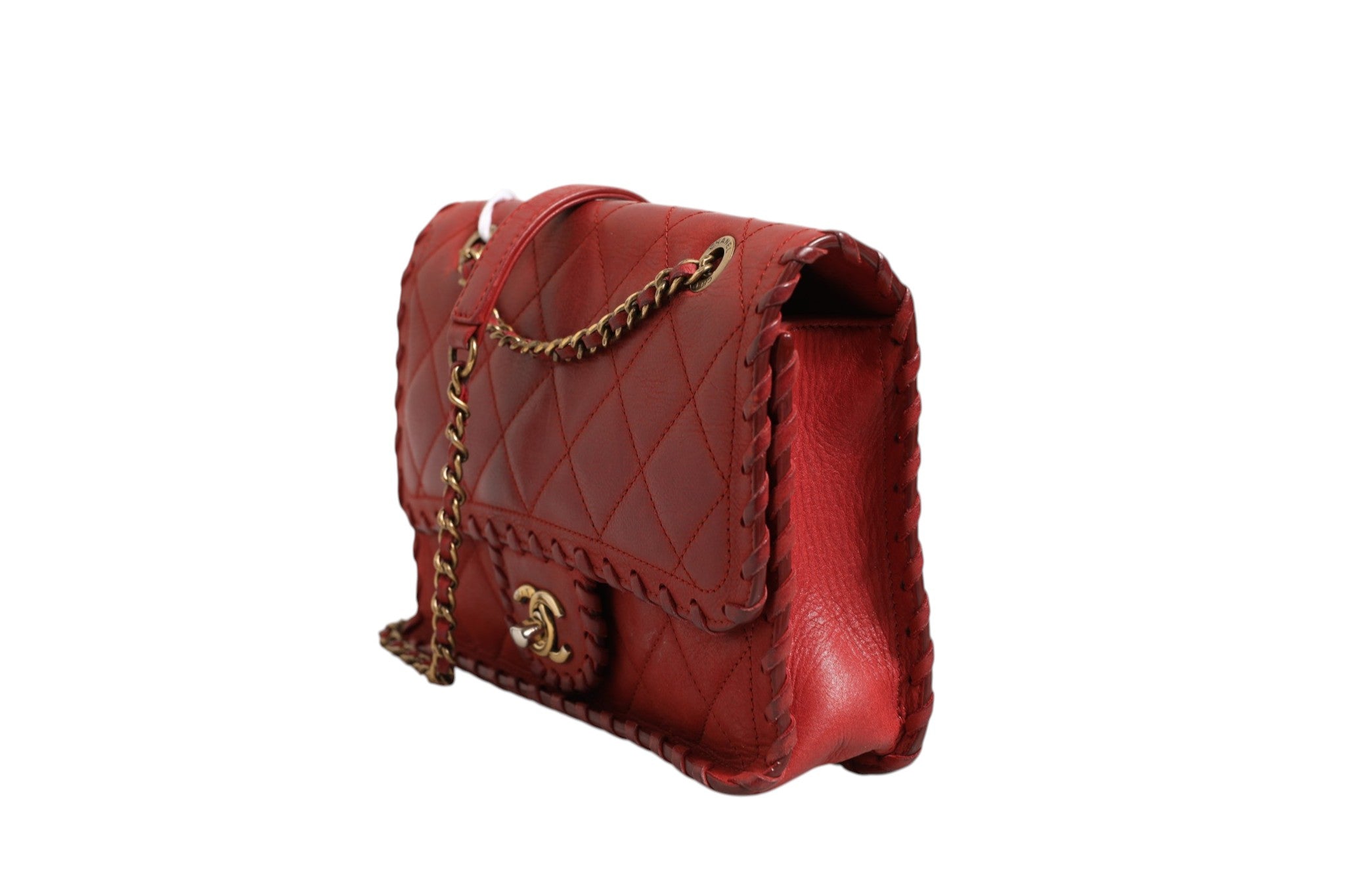Chanel Mini Flap Bag - Artisanal Luxury Red Elegance
