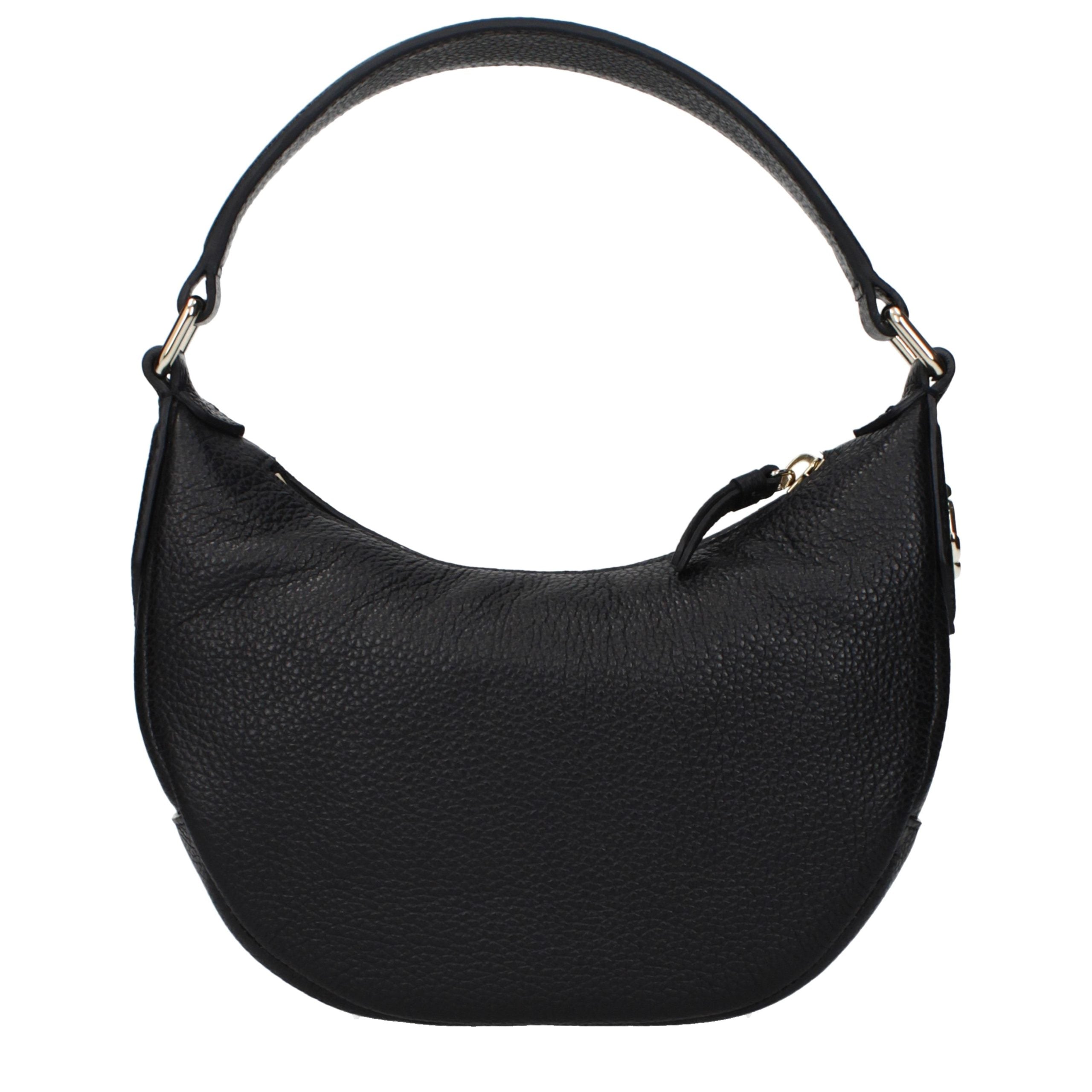 Indulge in the exquisite craftsmanship of the Jimmy Choo Black Leather Handbag, a timeless statement of luxury that elevates your style and commands attention.